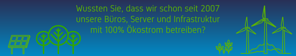 Ökostrom seit 2007